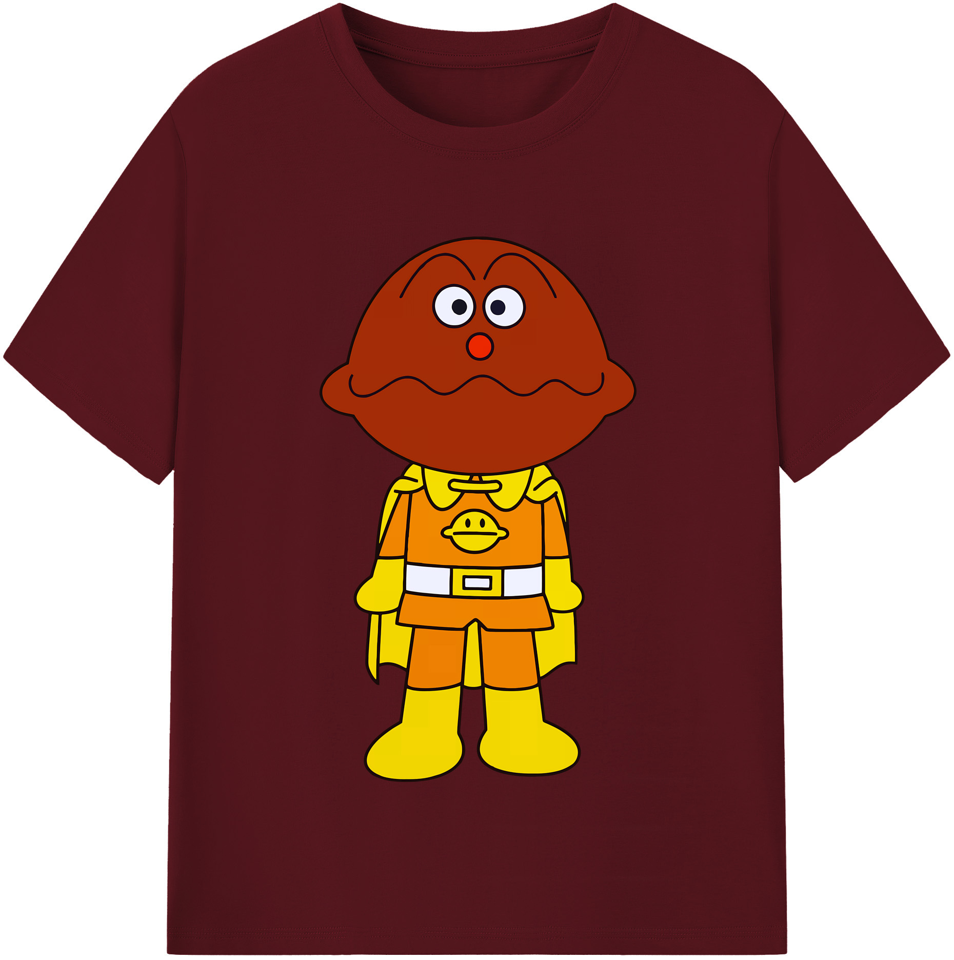 （画像用） アンパンマン Anpanman 綿100％半袖Tシャツ（フロントプリント）